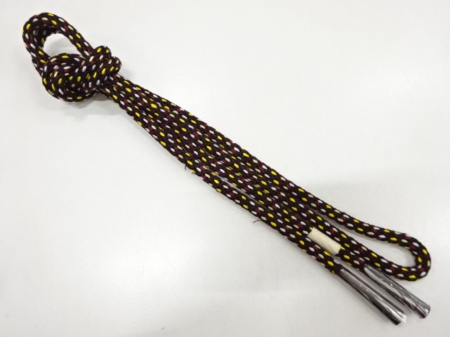 JAPANESE HAND-TIED OBIJIME CORD / UNUSED / SILK